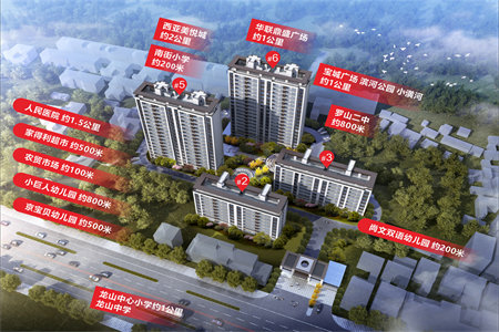 城南银胜名都3室2厅2卫126m2精装修